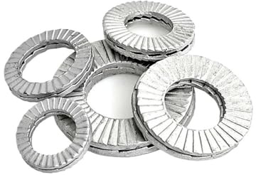 1/5/10 pièces M3 M4 M5 M6 M8 à M36 304 rondelle autobloquante à double pont en acier inoxydable joint de verrouillage de coin lâche(10pcs M12)