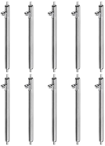 sourcing map Anse a molla a sgancio rapido in acciaio inox di ricambio per cinturino, perni per orologio, larghezza a scelta, 24mm