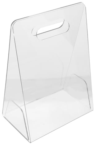 PRETYZOOM Caja De Flores De Acrílico Transparente Jarrón Portátil para Dama De Honor