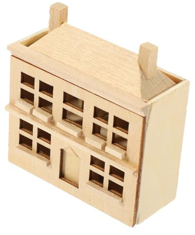 JOINPAYA Miniatur Haus Modell Puppenhaus Zubehör Niedliche Deko Für Junge Mädchen Handgemachte Miniatur Für Kreative Spielszenen Und