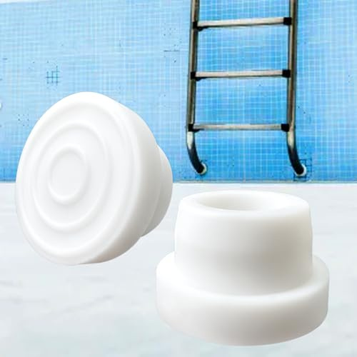 2 Pièces Pare-Chocs d'Échelle de Piscine,Pare-Chocs d'Échelle de Piscine,Protection de Pare,Bouchon en Caoutchouc pour échelle