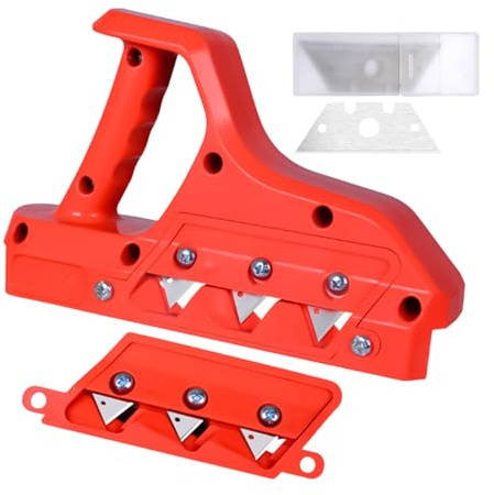Beveler For Plasterboard | Manual Push Woodworking Edger,45 And 60 Degree Plasterboard Cutter Brush,For Use In Baseboards Finishing And Wall Construction