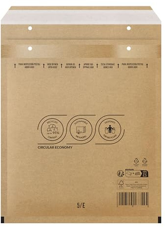 Luftpolstertaschen Versandtaschen braun weiß alle Größen wählbar dimapax (100 x E5, braun)