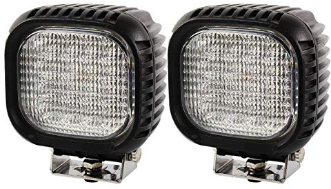 BRIGHTUM 48W CRE LED Offroad Arbeitsscheinwerfer weiß 12V 24V Reflektor worklight Scheinwerfer Arbeitslicht SUV UTV ATV Arbeitslampe Traktor Bagger LKW KFZ (2 Stück)