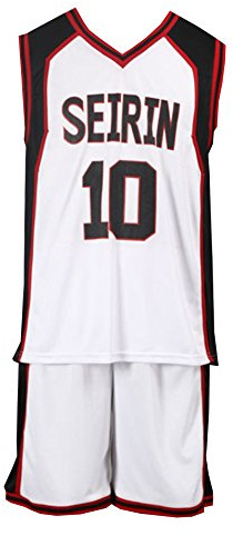 ZYHCOS Sommer-Sportbekleidung, Basketball, Herren-Trikot, Uniform, komplettes Set, Nr. 10 Weiß, X-Large