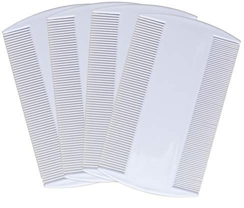 pengxiaomei 4 pcs Lice Combs,Durable Double Sided Nit Comb Lice Dectection Comb Head Treatment for Kids Adults Pets