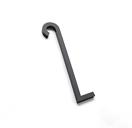 Zayookey Creative Adhesive House Number Sign 4 Inch(10 CM) Acrylic Door Address Numbers Modern Black Matt Home Number Decor for Hotel Room Apartment Street Building Plaque (Door Number 2)