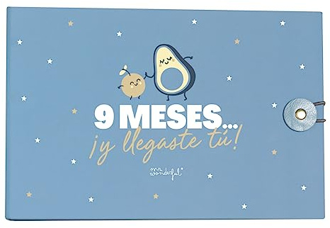 Mr. Wonderful Álbum de fotos, 9 meses... ¡y llegaste tú!, 23 x 3,5 x 15