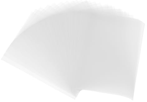 PATIKIL 100 Blatt Pergamentpapier 17.7 x 12.7cm, Transparentpapier Bedruckbar Pergamentpapier 100GSM für Einladungsdruck, Weiß