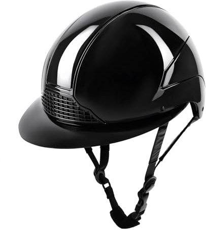 SWING H24 ridhjälm dam glansig svart glans, 51–55 cm