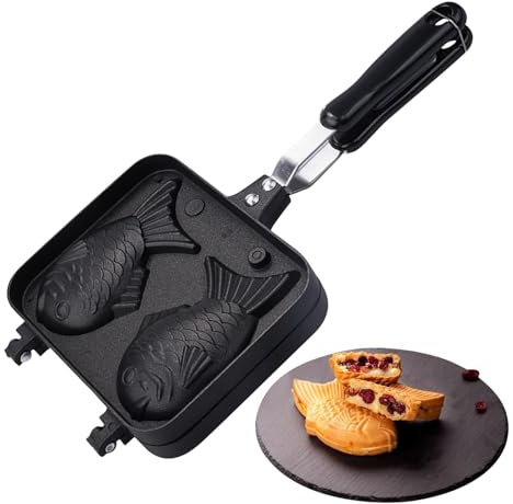 Taiyaki Pan per torta a forma di pesce | Macchina per waffle