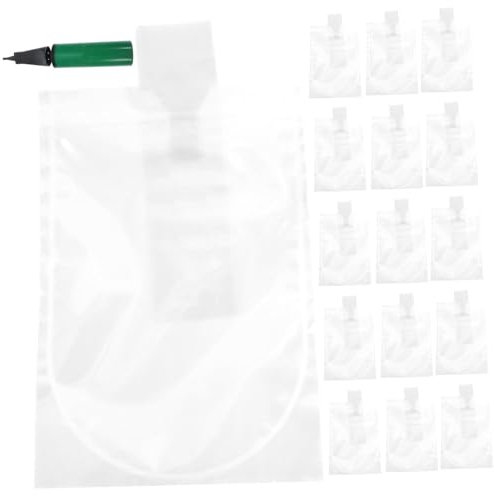 WRITWAA Bolsa Inflable Para Ensanchador De Zapatos, Soporte Semicircular Transparente Para Cuidado De Calzado, 100 Unidades Bomba De Aire, Adecuado Para Mantener Forma y Proteger Zapatos El Hogar