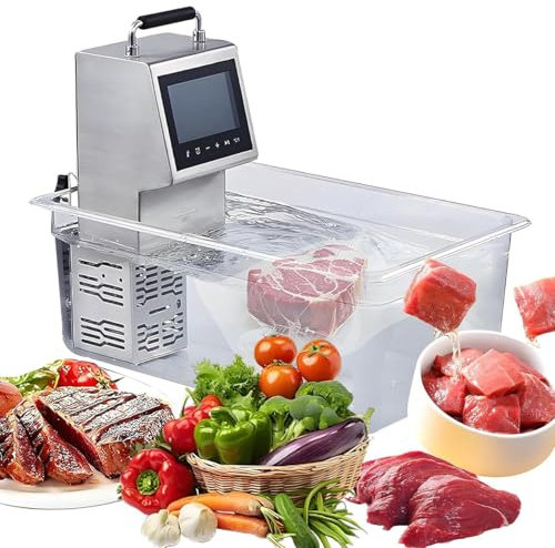 FLNOZAMZ 2000W Sous Vide Precision Cooker, 80L/Time Immersion Circulator Sous Vide Machine, Accurate Temperature and Time Control, for Steak