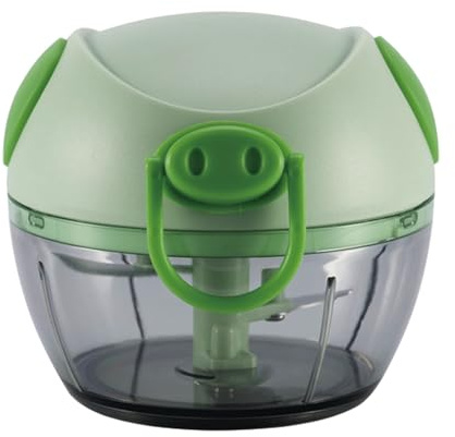 170 ml Manu Allumer Tritacarne aglio Taglierina di cipolla vegetale Taglierina di cipolla Manuale di Corde Food Processore Tritacarne a mano Facile da usare Tritacarne aglio Minder