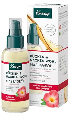 Kneipp Rücken & Nacken Wohl Massageöl - Mit Teufelskralleextrakt - 100ml
