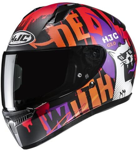HJC, Casco Moto Integrale per Bambini C10 FOP MC7SF, L