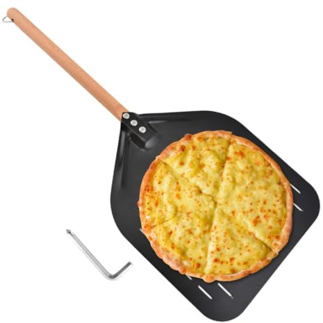 Paleta para Pizza Herramienta de cocina con mango de madera desmontable 30