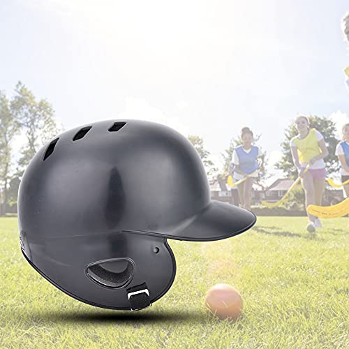 Stylebest Sport Baseball Batting Helmet Protective Gear for Adults and Teens, Durable ABS Material, Lightweight with Comfortable Inner Sponge Padding (Black)