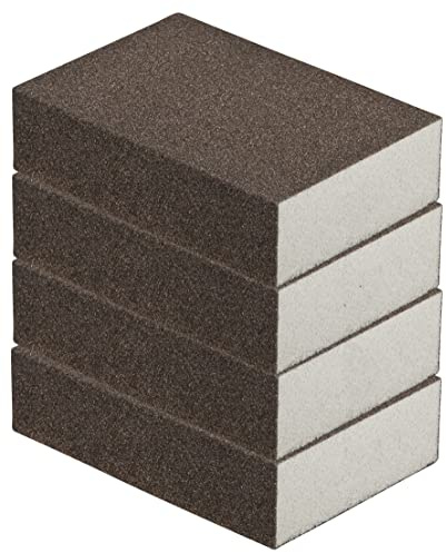 Schleifschwamm 4er Set robuste Körnung K60-220 DIY Handschleifer für viele Materialien geeignet hochwertiger Handschleifklotz Schleifklotz Schleifblock