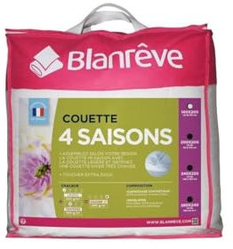 Blanreve Couette 4 Saisons - 140 x 200 cm - Blanc
