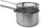 MGE - Pentolino Friggitrice con Cestello in Acciaio Inox - Padella Friggitrice con Cestello - Pentola per Friggere - Ø 16 cm