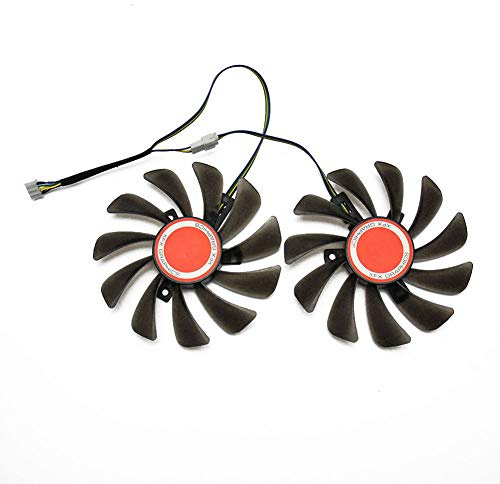 2PCS/lot 95MM FDC10U12S9-C CF1010U12S Cooler Fan Replace for XFX AMD Radeon RX 580 590 RX580 RX590 Graphics Card Cooling Fan