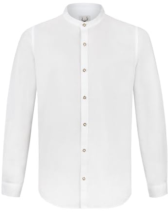 Stockerpoint Herren Trachtenhemd Friedrich I Größe S-3XL I Traditionelles & modernes Design I 100% Baumwolle I Atmungsaktiv & pflegeleicht I Perfekt für Trachten & Festlichkeiten