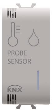 Gewiss GW13762H Sensore di Temperatura/Umidità, KNX/Easy, Beige, 1 Modulo