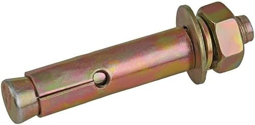 Dehnschraubenbolzen, Befestigungsstopfen, Bolzenhülse, Ankerbolzen, Schraubenmuttern, externe Dehnschraube Dehnbolzenschraube M14 M16 M20 (2 Stück) (Länge: 200 mm, Größe: M16) ( Color : 200mm , Size :