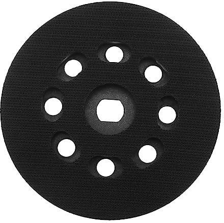 SG Store Almohadilla de Respaldo para Lijadora de 125mm Y 8 Agujeros Compatible con Black & Decker BD190 KA190E SPEC375 Almohadilla de Lijado de Repuesto con Gancho Y Bucle