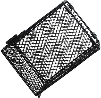FRCOLOR Reptilienlampenfassung Aus Eisen Quadratische Form Heizschutz Für Reptilien Tageslichtlampenschutz Für Haustiere Verbrühschutz Für Geflügel Robust Und Bruchfest