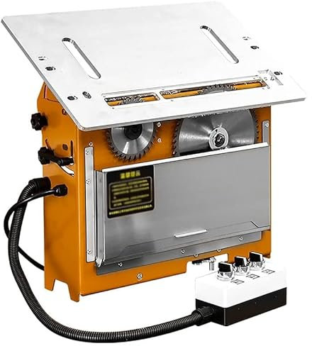 MaxtiL 1200W Portable Table Saw, 45° Free Bevel, Suitable for Woodworking