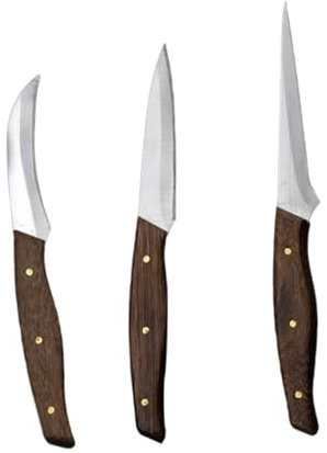 VINTORKY Obstschnitzmesser Satz Edelstahl Geschnitztes Küchenmesser Lebensmittelschneider Mit Ergonomischem Griff Für Obst Deko Und Schnitzwerkzeug