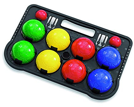 Gioco PER BAMBINI CON BOCCE E BOCCINO ALL'APERTO in SPIAGGE