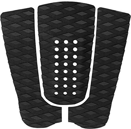 Hominas Surfbrett-Pad, Surfbrett-Traktionspad, Rutschfestes Surfbrett, Deck-Griff, Surfbrett, Rutschfestes Traktionspad für Surfbrett, Skimboard, Longboard (Schwarz)