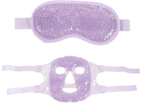 IWOWHERO 1 Satz schlafende Augenklappe Eispad-Gel Trockeneis-Gel Schlafmaske Eisgefriergel ice bag eistüten augenpad cooling mask feveryb kopfweh Schönheitszubehör Gesichtsmaske aus PVC
