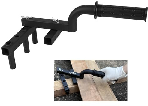 VANROUG Outil de redressement de planche de terrasse, outil de redressement de pont robuste pour resserrer les espaces, outil de lissage de planche pour redresser et plier les planches, ajustement