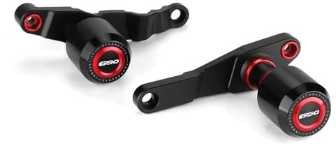 Modeer Motorrad Sturzpads Kompatibel mit Hon.da CB650R / E-Clutch CBR650R / E-Clutch 2024 2025 Antikollision Rahmen Slider Sturzschutz cb 650r cbr 650 r zubehör (rot)