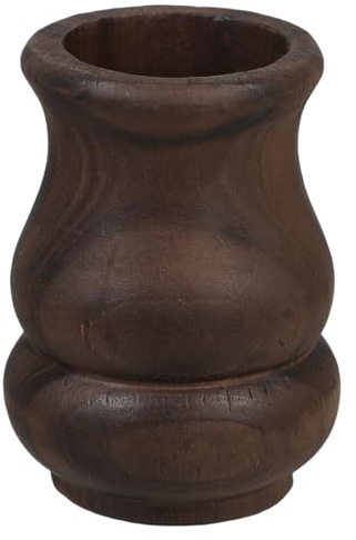 GETAJGHSD Holz Blumenvase Retro Stil Kleine Holzvase Für Zuhause Tischdekoration Langlebig Sicher Vase