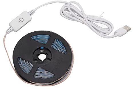 Haofy Pflanze Wachsen Leichte Streifen Volles Spektrum LED Touch Dimm -USB -Lichtstreifen für Innenpflanzen, Smart Dimmer Switch, Förderung des Pflanzenwachstums, 9,8 Fuß Länge für Pflanzliches