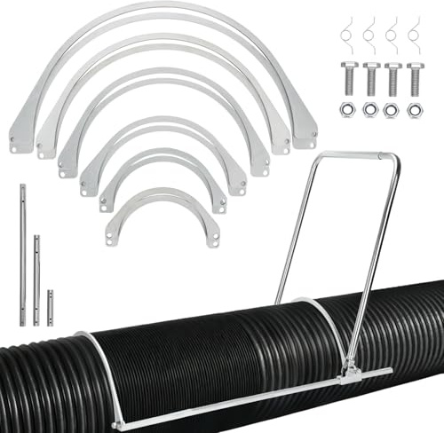 200-600mm HDPE Corrugated Pipe Tensioner, Heavy-Duty Manual Docking Pipeline Installation Tool, Universal Leak-Proof Pipe Clamp, Ideal for Sewer Drainage & Building Municipal Construction