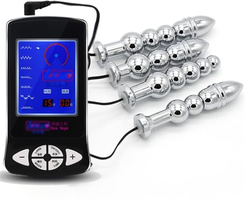 Elektro Shock Sex Toy, Analplug, Elektrostimulation Anal, Vaginaldildo und Prostata Massagegerät Elektrische Stimulieren Reizstromgerät SM Sex Spielzeug