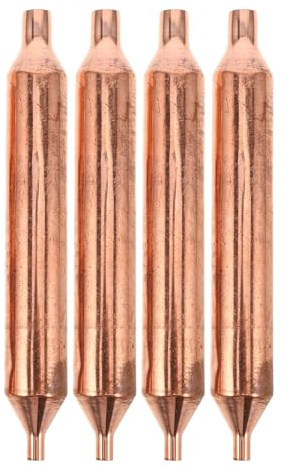 IWOWHERO 4 pièces Filtre Cuivre Réfrigérateur Sécheur Air à Tube Simple Absorption Humidité pour Congélateur et Frigo Installation Facile Maintien Fraîcheur Aliments