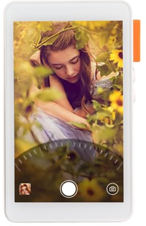 Generic Schermo per Selfie Mobile HD da 4 Pollici con Fotocamera Posteriore Migliorata, Attacco Magnetico vestibilità, Display Grandangolare per Scatti Senza Interruzioni, Bianco