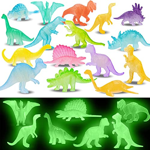 EKKONG 32pcs Dinosaures Jouets, Figurine Dinosaure, Anniversaire Dinosaure Party Favors, Dinosaure Party Jouet pour Enfants (32pcs)