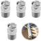 XCSJ 4pcs Boquilla Pulverizadora De Acero Inoxidable Alta Presión Piezas De Lavadora Limpiador De Alta Presión Limpiador Superficies Pulverización Accesorio,65 Grados,Abertura 1.3mm,Conexión Rosca 1/4