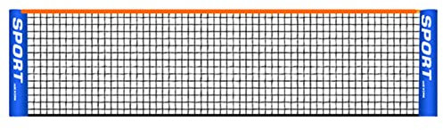 Kisbeibi Rete da tennis portatile, di ricambio sportiva per badminton, per bambini, adulti, calcio, pallavolo, rete pieghevole per giardino, cortile, cortile, spiaggia (4,1 m: 161,42 x 33,86 pollici)