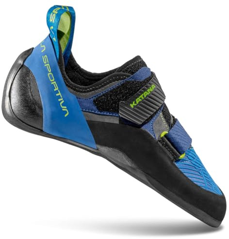 LA SPORTIVA Scarpette Arrampicata Katana, Electric Blue-Lime Punch, EU 43
