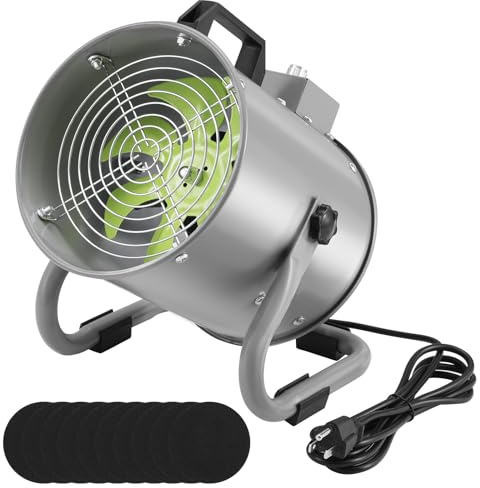 aledaras Portable Range Hood,Kitchen Air Cleaner Strong Wind Desktop Range Hoods Low Noise, Hood Fan for Cooking and Indoor Bbq,Hot Pot,And Rv (Green)