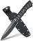 NedFoss BLACK PHOENIX Survival Messer, 15CM FULL TANG Outdoor-Messer mit G10 Griff & Kydex Scheide, Feststehende Messer mit Titanium, Scharfe Jagdmesser Für Camping, Jagd, Geschenk, Sammlung
